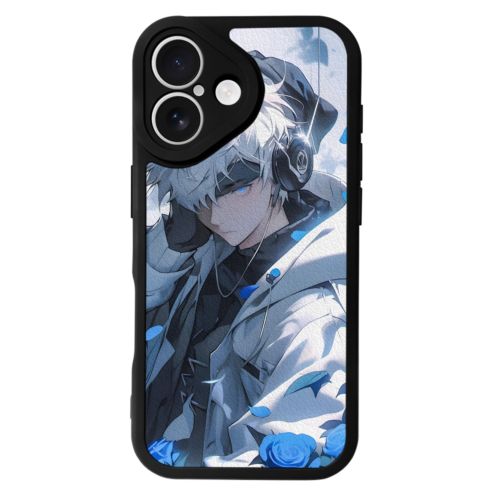 （画像用） 呪術廻戦 Jujutsu Kaisen 【iPhone 16シリーズ対応】シリコンスマホケース（レザー調） 材質：シリコン